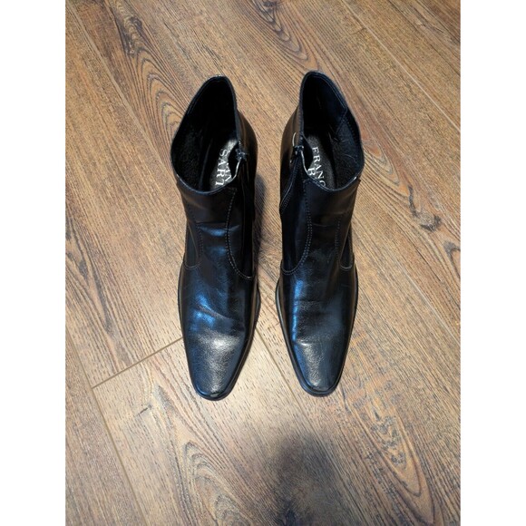 Franco Sarto Bootie Ankle Boots 3-3.5" Women's Black Boot 10M - Picture 2 of 9